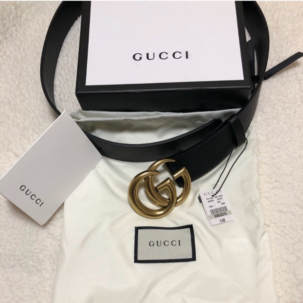 Gucci marmont gg belt